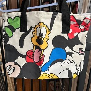 Source Unknown Cartoon Character Tote Bag - Multicolor